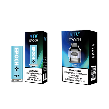 VTV Epoch Refillable Pod System Vape Dual Mesh Coil E Cigarette With 3PCS Pod