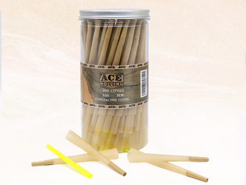 108MM Pre Rolled Cones Unbleached Wood Rolling Paper - 50 Cones