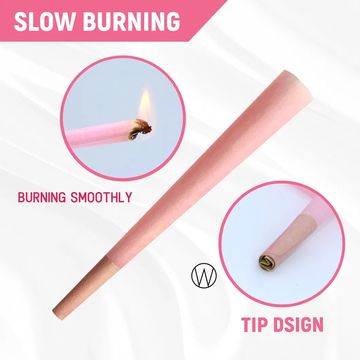 Natural Wood Pulp Colored Rolling Paper Pre Rolled Cones for Smoking