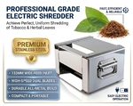Electric Tobacco Shredder With Durable Stainless Steel For Tobacco Leaf Cutter