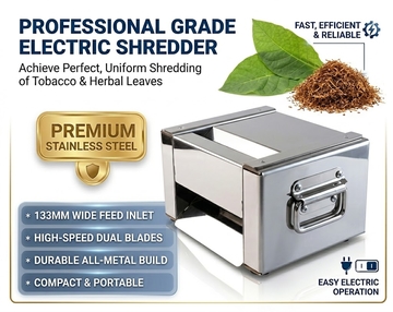 Electric Tobacco Shredder With Durable Stainless Steel For Tobacco Leaf Cutter